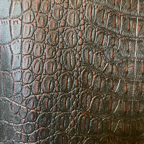 Erin London Women’s Faux Leather Snake Print Motorcycle Jacket - Picture 4 of 6